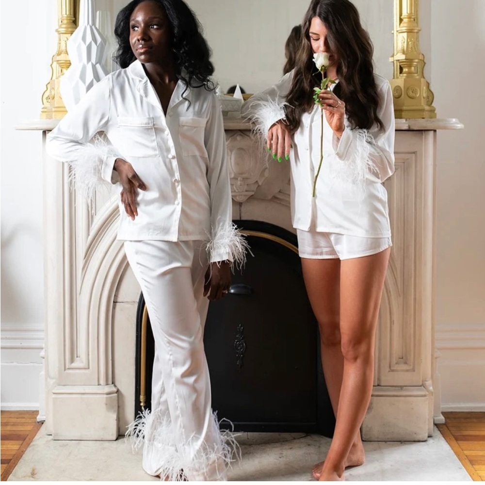 Brodie Bride white pj set